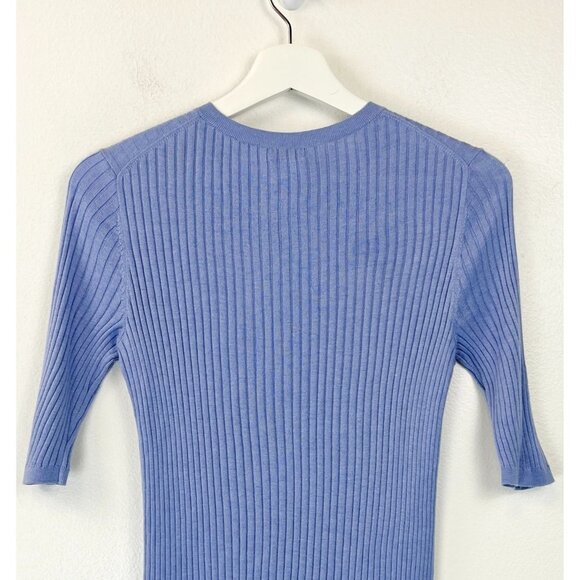 NWT VINCE Ribbed Henley T-shirt - Picture 5 of 10
